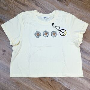 🔹️NWT Love & Lazy Days Yellow "Grand Canyon" Cuffed Sleeve Top Medium